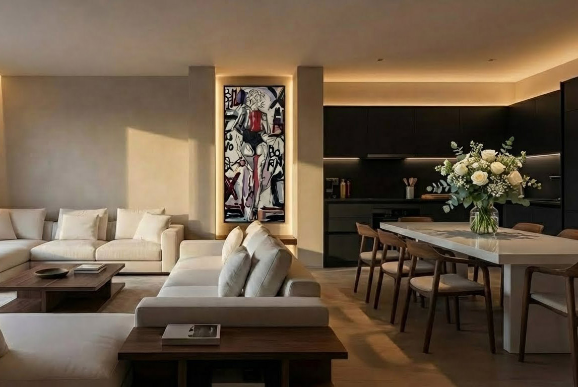 Hallway with Fitness Center and Meeting Room