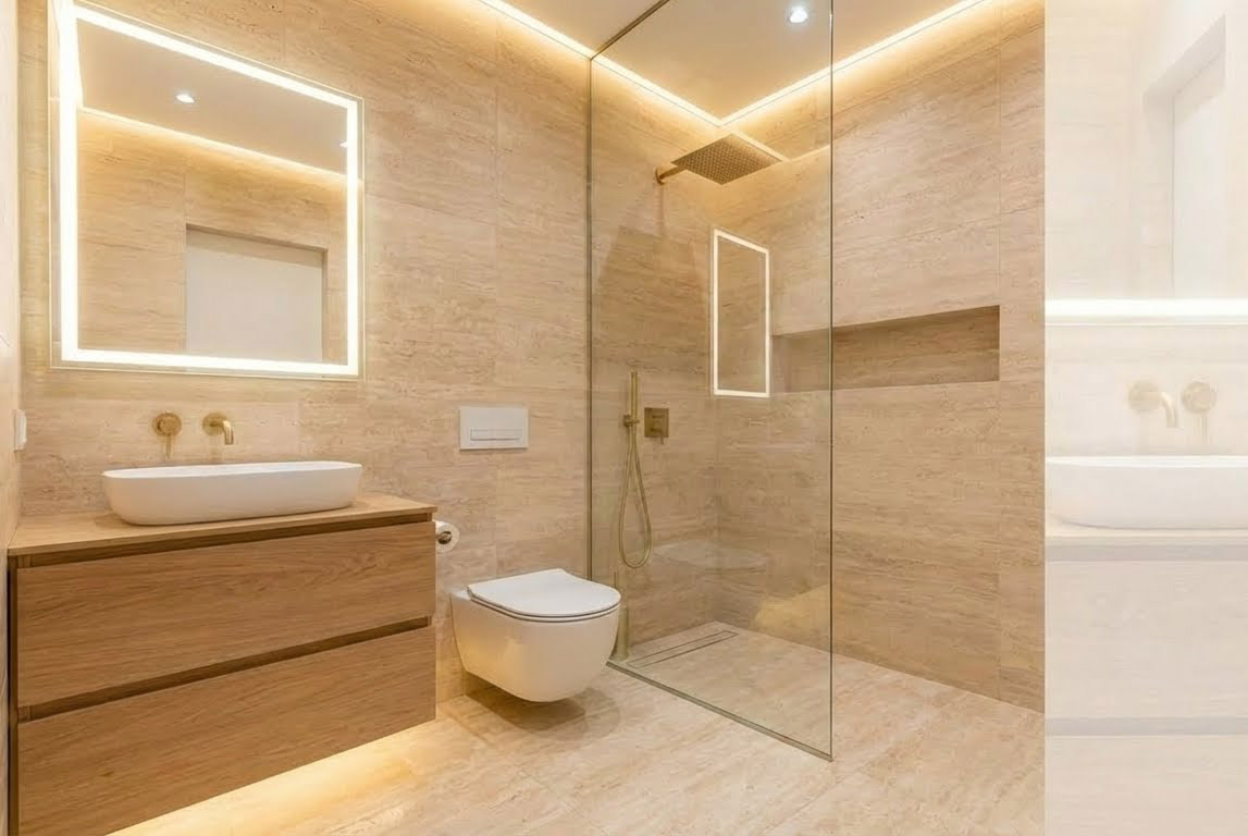 Equipped fitness room