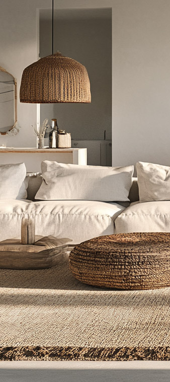 Mezzanine with yellow armchair