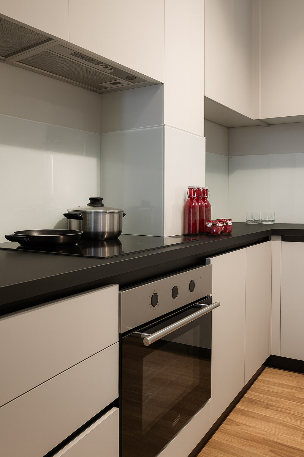 Fully equipped modern kitchen