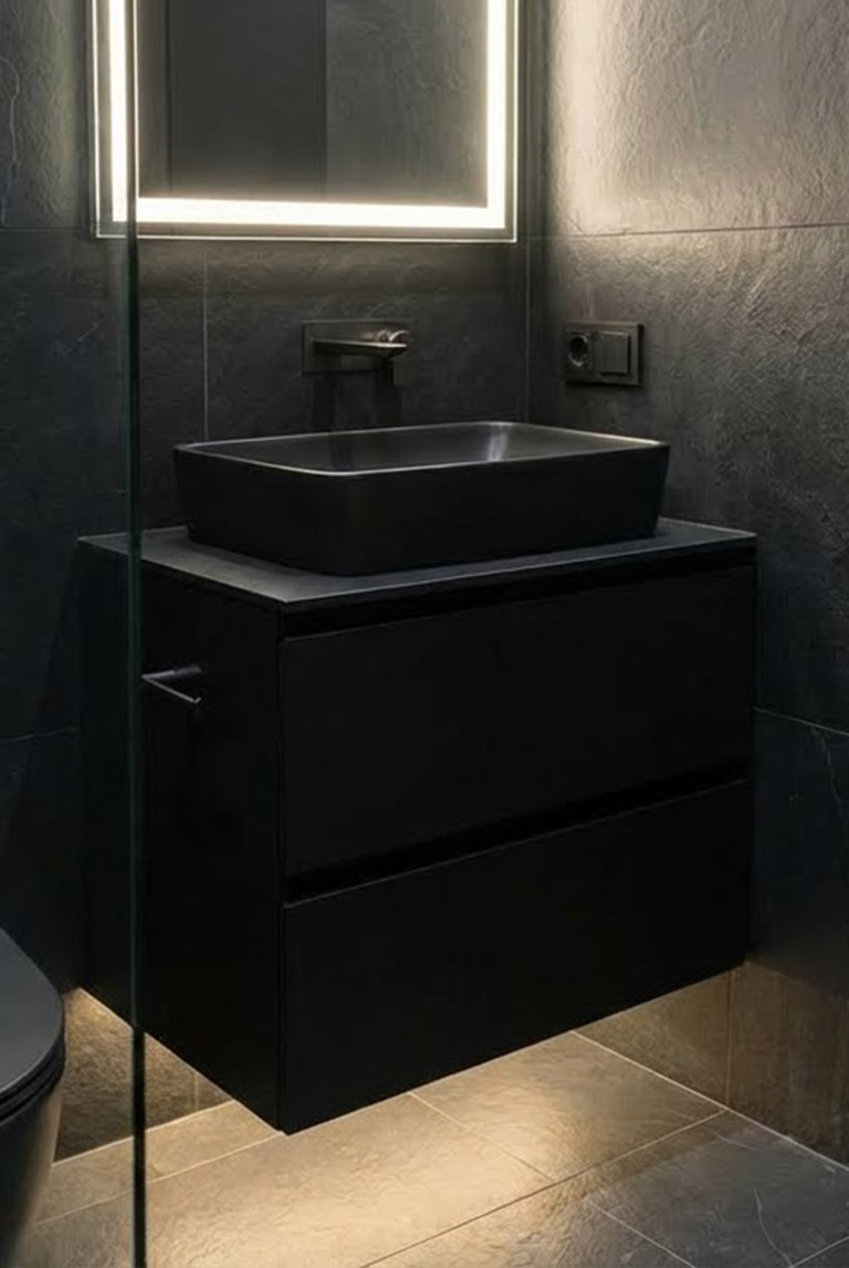 Mezzanine avec fauteuil jaune