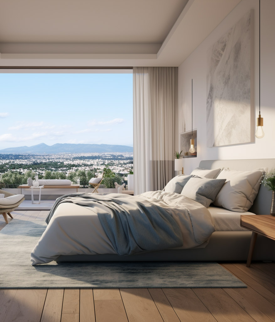 Mezzanine avec fauteuil jaune