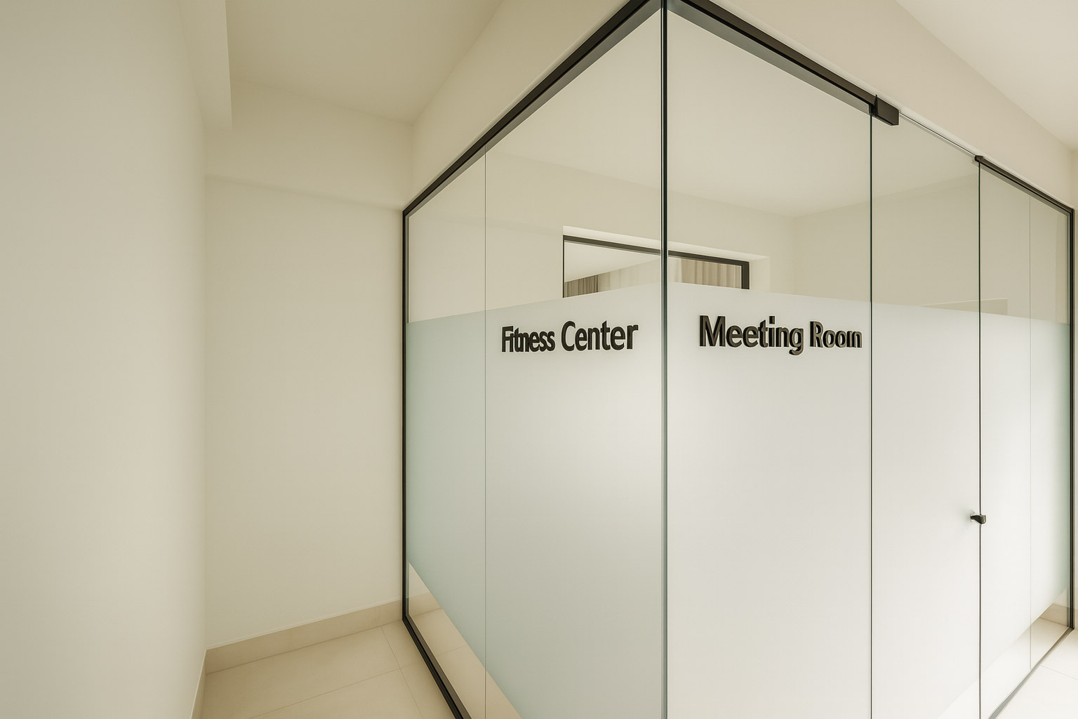 Couloir avec Fitness Center et Meeting Room